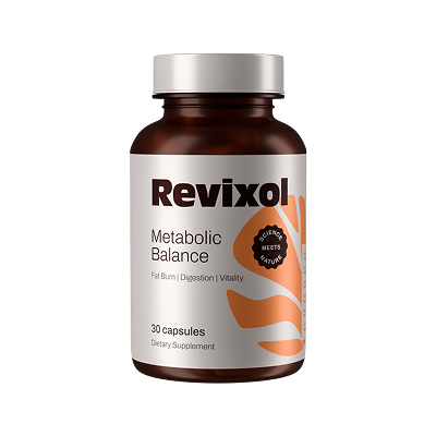 Revixol Metabolic Balance 30 capsule supplement bottle